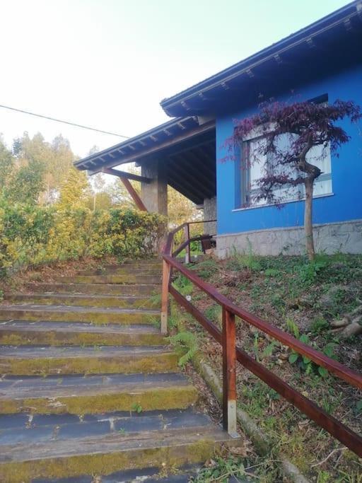 La Casa Azul De Lua Un Lugar Magico Villa Juncedo Eksteriør billede