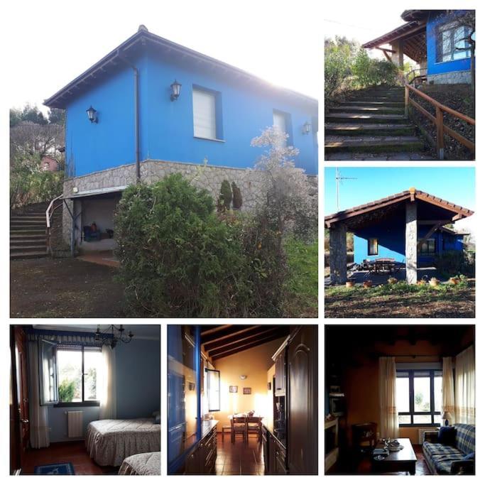 La Casa Azul De Lua Un Lugar Magico Villa Juncedo Eksteriør billede