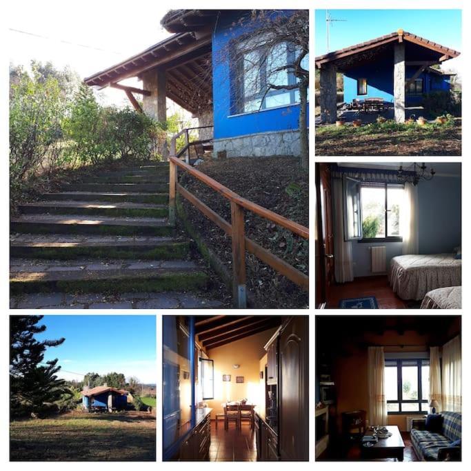 La Casa Azul De Lua Un Lugar Magico Villa Juncedo Eksteriør billede